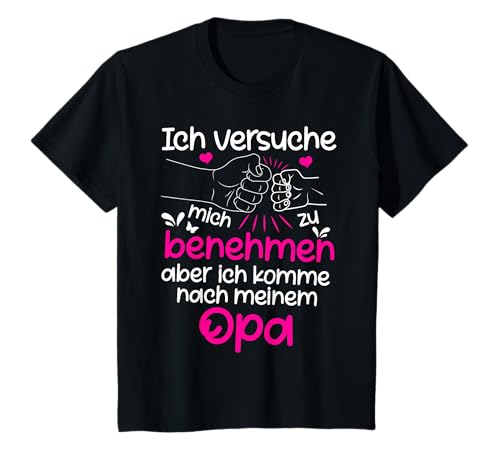 Ich versuche mich zu benehmen Opa lustiges Kinder Spruch T-Shirt Ich versuche mich zu benehmen Opa lustiges Kinder Spruch T-Shirt von Witziges Kinder Sprüche Geschenk