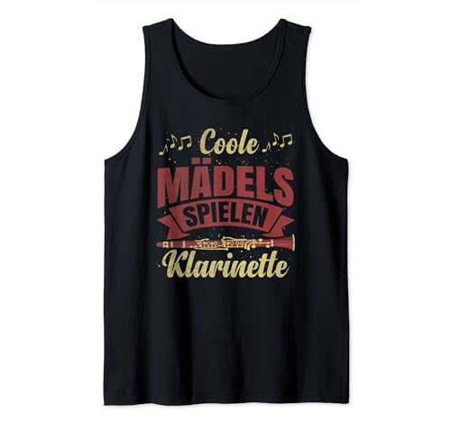 Coole Mädels spielen Klarinette Damen Klarinette Tank Top Coole Mädels spielen Klarinette Damen Klarinette Tank Top von Witziges Klarinetten Damen Mädchen Klarinette