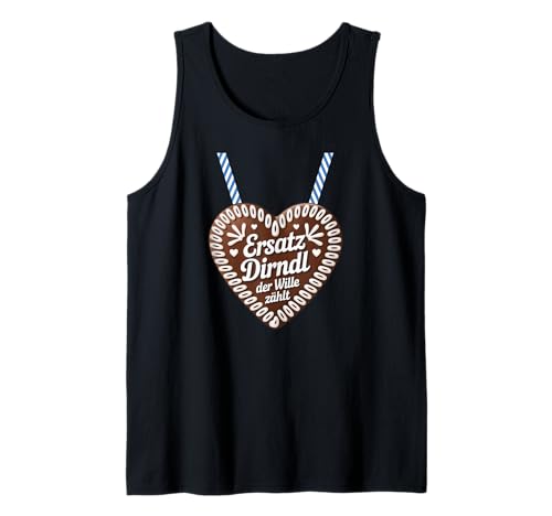 Ersatz Dirndl Spruch Lebkuchenherz Tank Top Ersatz Dirndl Spruch Lebkuchenherz Tank Top von Witziges Lebkuchenherz Ersatz Dirndl Herz Sprüche