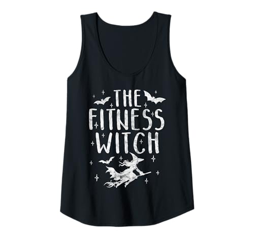 Damen The Fitness Witch Hexe Halloween Kostüm Tank Top Damen The Fitness Witch Hexe Halloween Kostüm Tank Top von Witziges Matching Hexen Halloween Gruppen Outfit