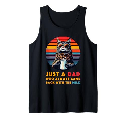 Herren Lustiges Vatertag Outfit für Milch Trinker Papa Vater Outfit Tank Top von Witziges Milch Papa I Dad Humor Grafik I Vatertag