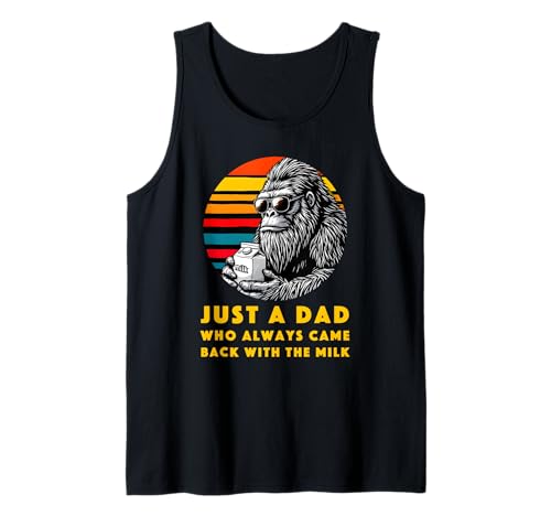 Herren Lustiges Vatertag Outfit für Milch Trinker Papa Vater Outfit Tank Top von Witziges Milch Papa I Dad Humor Grafik I Vatertag