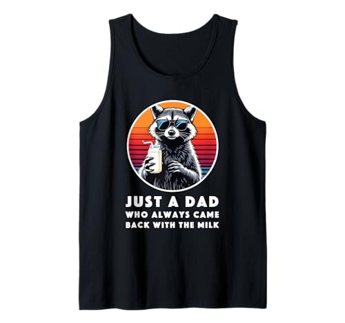Herren Lustiges Vatertag Outfit für Milch Trinker Papa Vater Outfit Tank Top von Witziges Milch Papa I Dad Humor Grafik I Vatertag