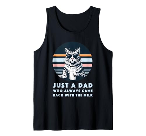 Herren Lustiges Vatertag Outfit für Milch Trinker Papa Vater Outfit Tank Top von Witziges Milch Papa I Dad Humor Grafik I Vatertag