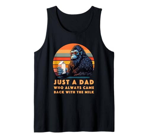 Herren Lustiges Vatertag Outfit für Milch Trinker Papa Vater Outfit Tank Top von Witziges Milch Papa I Dad Humor Grafik I Vatertag