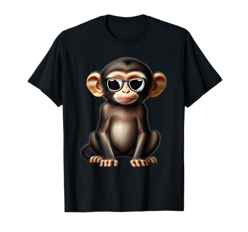 Lustiges Affen Design für Kinder Herren und Damen Spaß T-Shirt Lustiges Affen Design für Kinder Herren und Damen Spaß T-Shirt von Witziges Monkey T-Shirt Geburtstagsgeschenk fun