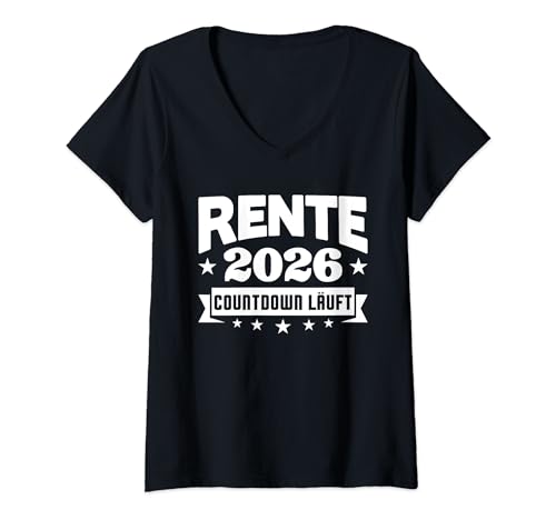 Damen Legenden gehen 2026 in Rente Ruhestand Rentner 2026 T-Shirt mit V-Ausschnitt Damen Legenden gehen 2026 in Rente Ruhestand Rentner 2026 T-Shirt mit V-Ausschnitt von Witziges Rentner Ruhestand Rente Geschenk