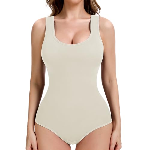 Wivzo Shapewear Damen Bauchweg Nahtlose Formende Body Mit Schultergurten Alltag Bodysuit als Figurformende UnterwäSche von Wivzo