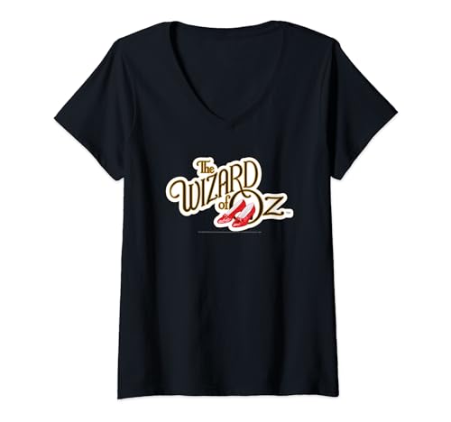 Damen Wizard Of Oz Logo T-Shirt mit V-Ausschnitt Damen Wizard Of Oz Logo T-Shirt mit V-Ausschnitt von Wizard of Oz