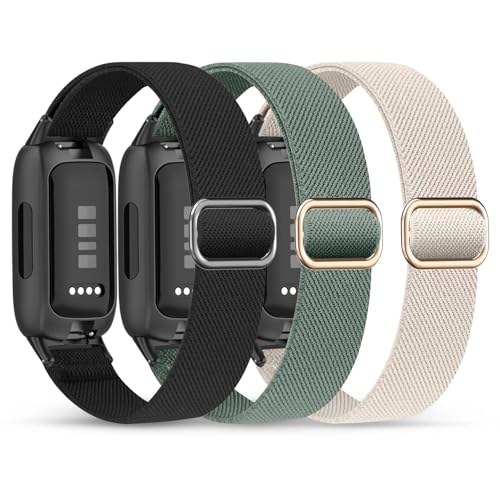 Wizvv 3 Stück Nylon Armband Kompatibel mit Fitbit Inspire 3,Elastisches Verstellbares Ersatzarmband für Fitbit Inspire 3 Fitness Tracker,Dehnbare Sport Loop Armbänder für Damen Herren Wizvv 3 Stück Nylon Armband Kompatibel mit Fitbit Inspire 3,Elastisches Verstellbares Ersatzarmband für Fitbit Inspire 3 Fitness Tracker,Dehnbare Sport Loop Armbänder für Damen Herren von Wizvv