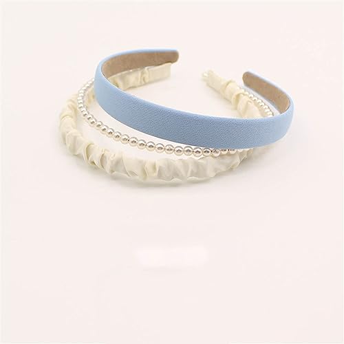 3/6/8Pcs Set Mode Frauen Tuch Haarbänder Kopfschmuck Stirnband Mädchen Haarband Haar Hoop Weibliche Haar Zubehör Headwear 3PCS B von Wjnvfioo