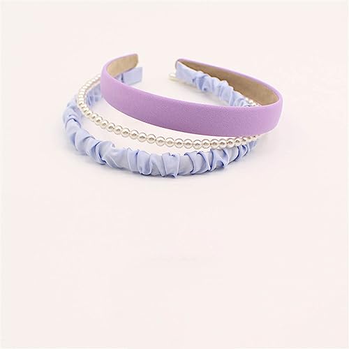 3/6/8Pcs Set Mode Frauen Tuch Haarbänder Kopfschmuck Stirnband Mädchen Haarband Haar Hoop Weibliche Haar Zubehör Headwear 3PCS G von Wjnvfioo