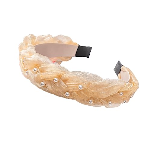 Braid Multicolor Haar Hoop Mädchen Haarnadel Stirnband Party Hochzeit Mode Haar Zubehör TS-3181-3 von Wjnvfioo