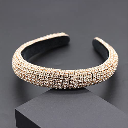 Farbe Strass Stirnband Barock Mode Kristall Perlen Stirnband Für Frauen 1 von Wjnvfioo
