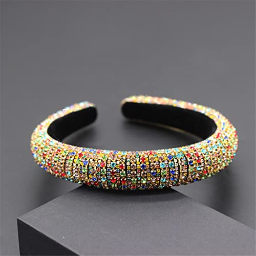 Farbe Strass Stirnband Barock Mode Kristall Perlen Stirnband Für Frauen 3 von Wjnvfioo