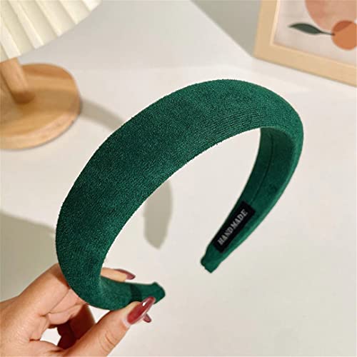 Frauen Haar Hoop Haarband Solide Stirnband Breite Gepolsterte Kopfbedeckung Für Mädchen Haarband Headwear Haar Zubehör 1 von Wjnvfioo