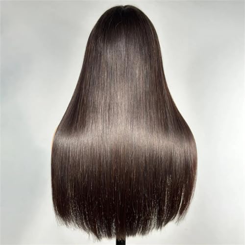 Gerade Echthaar-Perücke Mit Pony, Kurze Bob-Echthaar-Perücken Für Frauen, Leimlose Perücke, Langes Gerades Kunsthaar 180% 10 inch Bob wig von Wjnvfioo