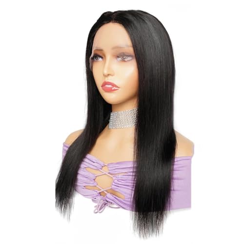 Gerade Spitze Frontal Echthaar Perücken Spitze Perücken Für Lange Gerade Perücken Für Frauen Naturhaar Perücken 13x4 Lace Wig 14inches#180% von Wjnvfioo