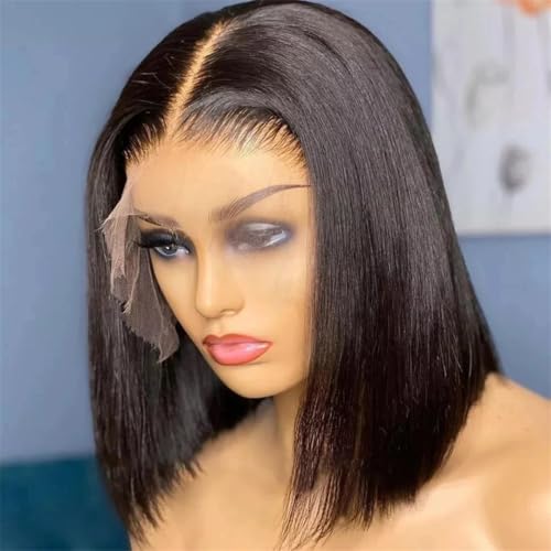 Lockige Perücke, Kunsthaar-Spitzenfront-Perücke Für Damen, Blond-Orange, Damen-Spitzenperücke, Cosplay-Haar 3-5 Days Delivery 8inch#250 Density#5x5 Glueless Wig von Wjnvfioo