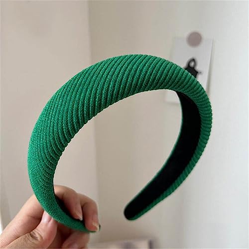 Mode Haar Hoop Haarbänder Für Frauen Mädchen Blume Einfarbig Stirnbänder Breite Haarband Haar Zubehör Headwear stil 3-EN8 von Wjnvfioo