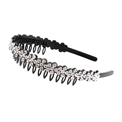 Mode Perle Strass Haarbänder Elastische Blume Frauen Haar Hoop Bands Stirnband Lünette Mädchen Haar Zubehör Kopfschmuck 12x14cm 1pc 051210 von Wjnvfioo