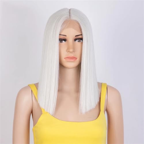 Synthetische Kurze Bob Gerade Haar 14 Zoll Ombre Highlights Farbe Cosplay Perücken Für Frauen Weiches Haar 1001E 14inch von Wjnvfioo