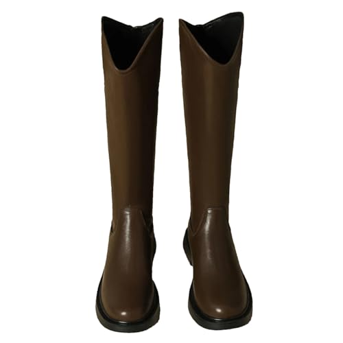 Wjnvfioo Damen Lange Stiefel Herbst Damenschuhe Mode Plattform Casual Ritter Stiefel Frauen von Wjnvfioo