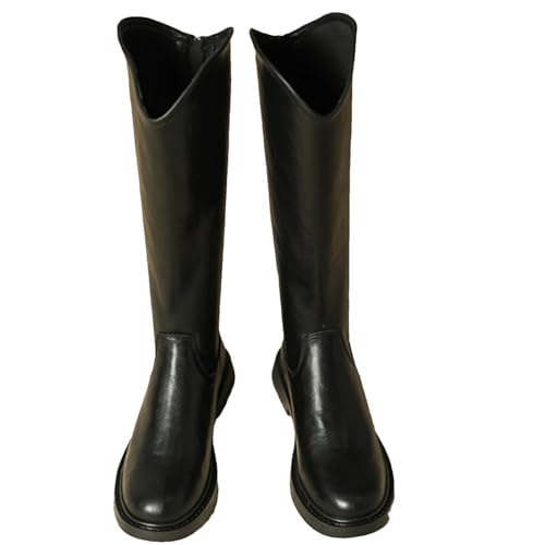 Wjnvfioo Damen Lange Stiefel Herbst Damenschuhe Mode Plattform Casual Ritter Stiefel Frauen von Wjnvfioo