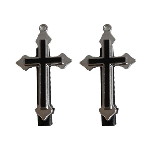 1pc/1 Paar Gothic Kreuz Form Haarnadel Für Süße Mädchen Karneval Unter Foto Haar Barrettes Ästhetik Haar Zubehör von Wjsdsg