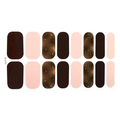 Farbverläufe Nagellack Aufkleber Gele Nagelfolien Glitzernde Nagellackfolien Gelnägel Streifen Nagelkunst Dekoration von Wjsdsg