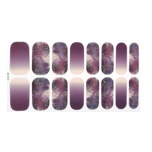 Farbverläufe Nagellack Aufkleber Gele Nagelfolien Glitzernde Nagellackfolien Gelnägel Streifen Nagelkunst Dekoration von Wjsdsg