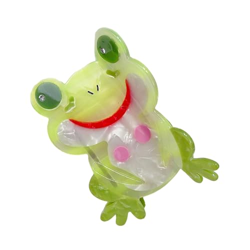 Froschform Haarklammer Lustiger Frosch Haarfang Niedlicher Pferdeschwanzhalter Haarfang Kopfbedeckung Für Frauen Mädchen Damen von Wjsdsg