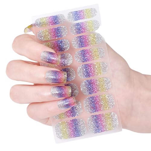 Gel Nagelaufkleber Katzenaugen Nagellackstreifen Maniküre Aufkleber Wasserfeste Gel Nagelfolien Trendige Gel Nagelstreifen von Wjsdsg