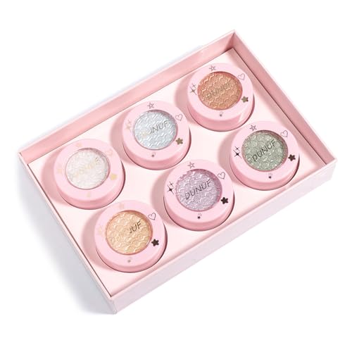 Kartoffelpüree Lidschatten Make Up Schimmerndes Pigment 6 Farben Lidschatten Glanz Diamant Schatten Kosmetik von Wjsdsg