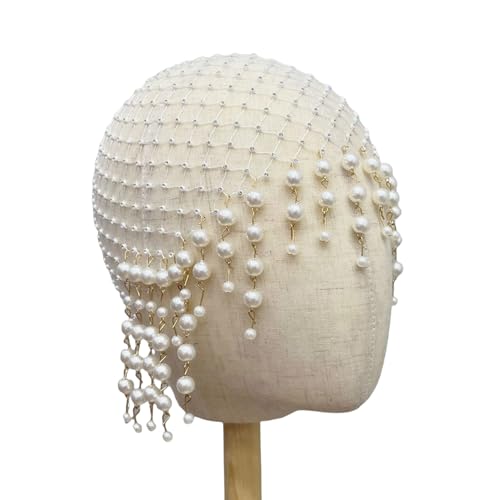Mit Perlen Verzierte Quasten Haarmütze Modische Perlen Quasten Haarmütze Einzigartiges Haar Accessoire Für Den Täglichen Gebrauch Von Frauen von Wjsdsg