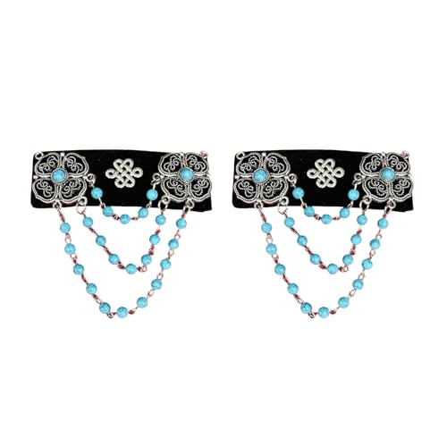 Wjsdsg Handgefertigte Haarspange Mit Flusenquasten Mongolischen Stil Und Vintage Designs Für Frauen Die Einen Einzigartigen Charme Suchen von Wjsdsg