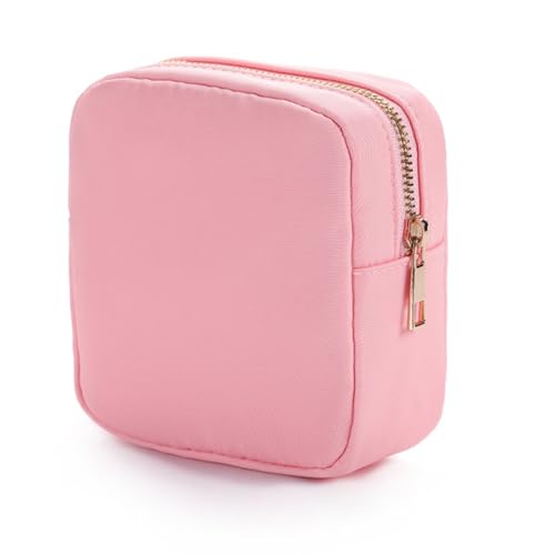 Wjsdsg Kosmetiktasche, kompakte und stilvolle Make-up-Tasche, Nylon, Kosmetiktasche für Damen, dunkel, 12.5X12.5X5.5CM Wjsdsg Kosmetiktasche, kompakte und stilvolle Make-up-Tasche, Nylon, Kosmetiktasche für Damen, dunkel, 12.5X12.5X5.5CM von Wjsdsg
