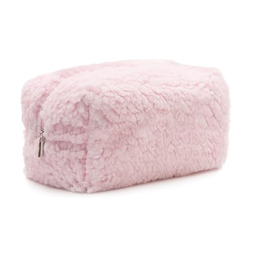Wjsdsg Kosmetiktasche, tragbare Make-up-Tasche, Kosmetiktasche, Reise-Kulturbeutel für Damen und Mädchen, rose, 12*17*9.5cm Wjsdsg Kosmetiktasche, tragbare Make-up-Tasche, Kosmetiktasche, Reise-Kulturbeutel für Damen und Mädchen, rose, 12*17*9.5cm von Wjsdsg