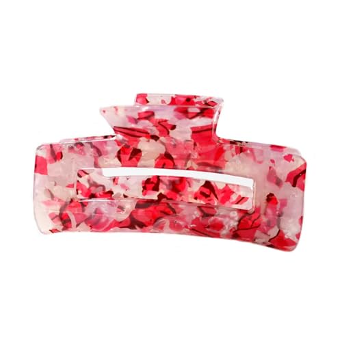 Hakenhaarclip Großer Haarklauen Clip Fashion Haare Schmuckhalter Farbenfrohe Barrettes Haarstyling Werkzeug Ornamente von Wkldjf