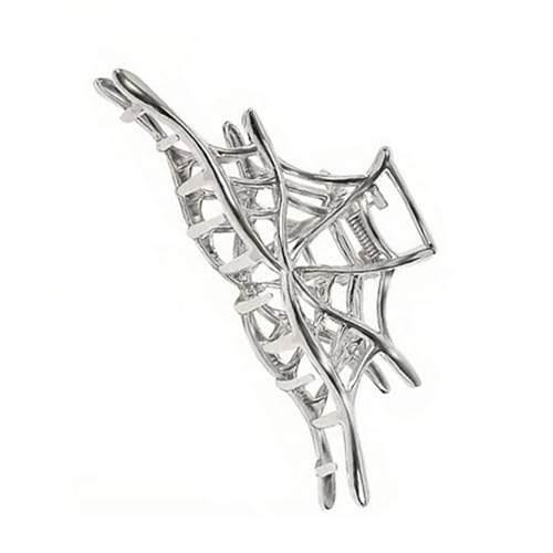 Modische Metall Haarnadel Nonslip Spiders Web Design Komfortable Haarkraut Haarteil Für Frauen Mädchen Styling Accessoire Starke Haltshaarclip von Wkldjf