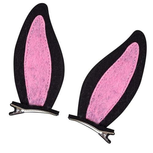 Niedliche Hasen-Haarspangen für Damen und Mädchen, rutschfestes Design, leichte Haarnadeln, Haar-Accessoires für das tägliche Styling, Haarspange für Kinder, 2 Stück von Wkldjf