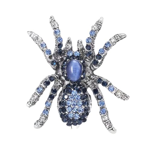 Schöne Spinnen Geformte Brosche Exquisite Spinnen Brosche Stecknadel Mit Strasssteinen Stylish Kragen Pin Orament von Wkldjf