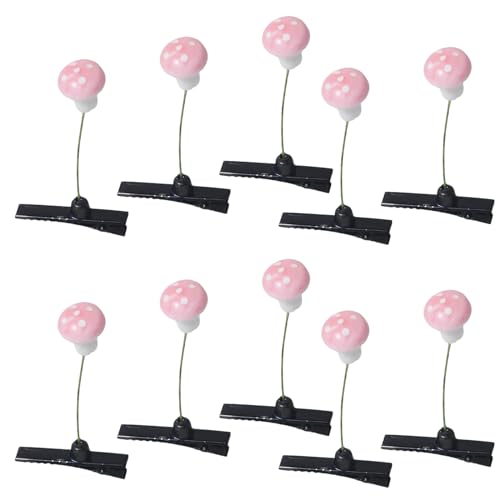 Set Von 10 Kindern Haar Barrettes Simulation Pflanzenhaarclip Farbenfrohe Kopfschmuck Ornamente Mode Haare Accessoires von Wkldjf
