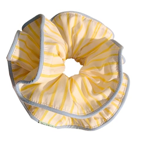 Stripe Muster Haare Knackig Für Frauen Mädchen Haare GLASTIGE Übergroße Scrunchie Französische Haarstyling Accessoires Streifen Haarschmuck Für Mädchen von Wkldjf