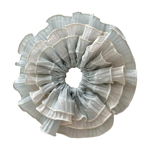 Übergroße Spitzenrückspitzen Haarbrötchen Scunchy Lady Haarstyling Blütenzubehör Große Scrunchie Übergroße Spitzenrückspitzen Haarbrötchen Scunchy Lady Haarstyling Blütenzubehör Große Scrunchie von Wkldjf
