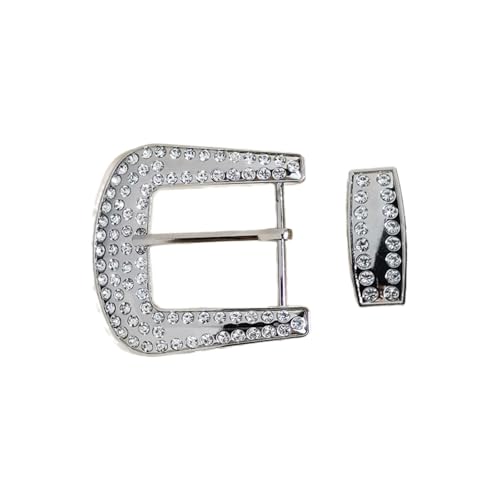 Wkldjf 1pc/2pcs/3pcs Riemenschnalle Mit Glitzer Diamant Teen Gürtelschnalle Ersatz Ersetzen von Wkldjf