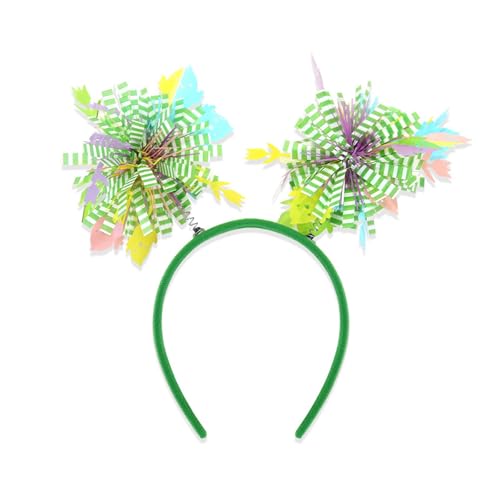 Wkldjf Haarreifen mit Blumenhasen, Ohren, Cartoon, einzigartiger Haarreifen, mehrere Stile, Kopfschmuck, Party-Zubehör von Wkldjf