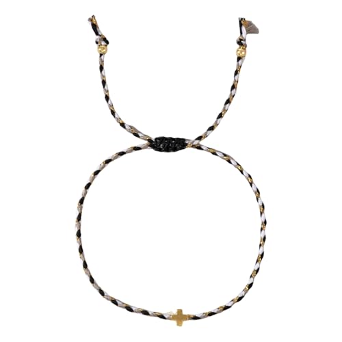 Wkldjf Mehrzweck Retro Styles Baumwollseil Kreuzt Armband Einstellbare Multilayer Designs Für Männer Und Frauen von Wkldjf