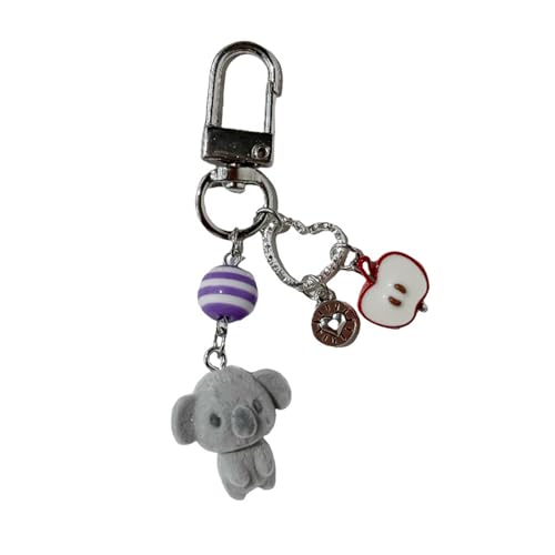 Wkldjf Multifunktionaler Bären Geformte Keyrings Verspielte Bärenschlüsselpendnat Accessoire Telefon Charme Für Fashion Forward Ladies von Wkldjf