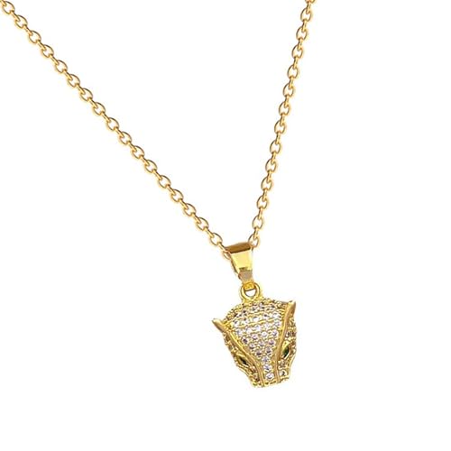 Wkldjf Robuster Stahlmaterialien Halskette Und Ohrring Set Mit Kompliziertem Leopardenkopf Und Zirkondetails Mode Accessoire Wkldjf Robuster Stahlmaterialien Halskette Und Ohrring Set Mit Kompliziertem Leopardenkopf Und Zirkondetails Mode Accessoire von Wkldjf